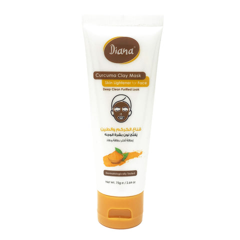 Diana Curcuma Clay Mask skin lightener for face