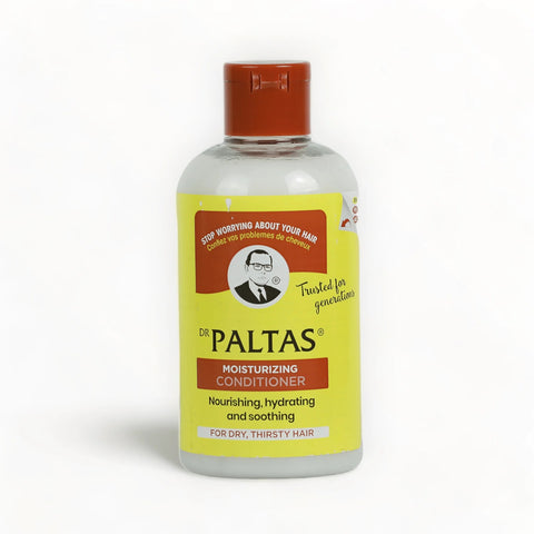 A bottle of Paltas hair conditioner