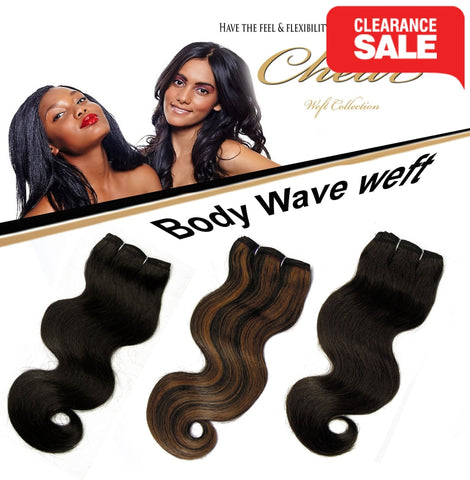 Chear Body Wave (2In1) 8" Blended Human Hair Weft - Elysee Star