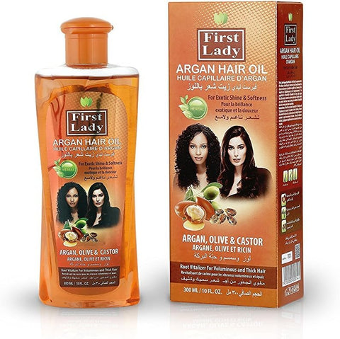 First Lady Argan Hair Oil – Hair Growth, Shine & Split End Repair Oil (300ml)