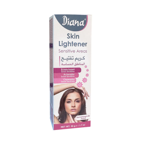 Diana Skin Brightening Cream for Sensitive Areas 50g - Under arms- Inner thighs - Body - Even skin
