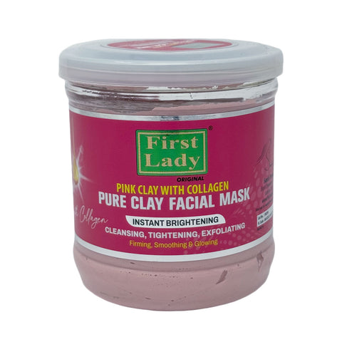 First Lady Pink Clay with Collagen Pure Clay Face Mask