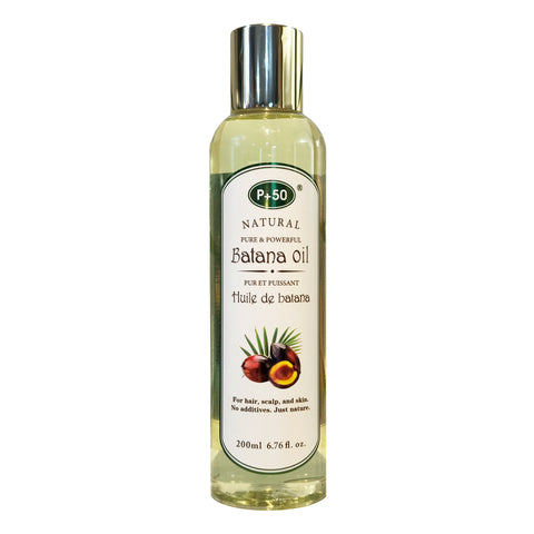 P+50 Batana Oil for hair scalp and skin hydration - bottle 