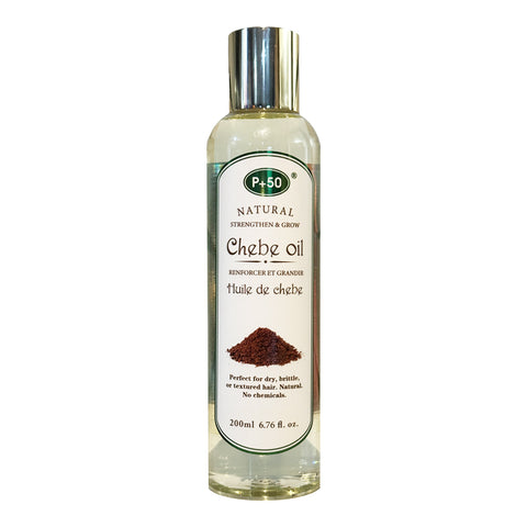 P+50 Chebe oil for strengthening dry and brittle hair - bottle 