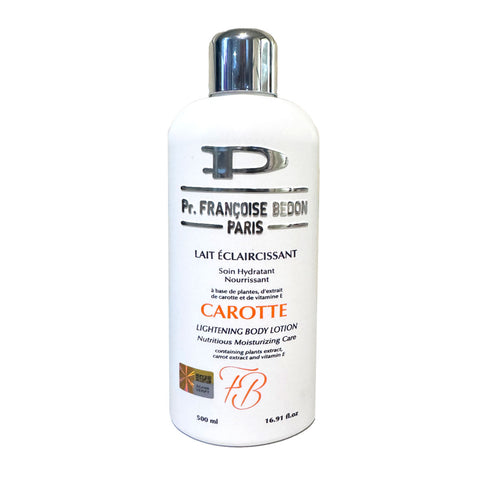 Pr. Francoise Bedon Carrot Body Lotion 500ml With Carrot Extract, Vitamin C & E Brightening