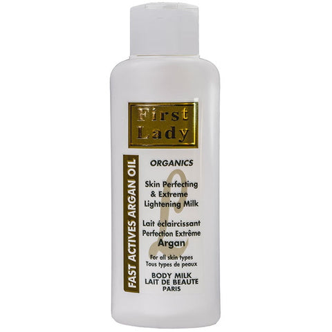 First Lady Argan Oil Brightening Lotion 750ml | Lactic & Glycolic Acid Body Lotion | Smooth & Even Skin Tone UK