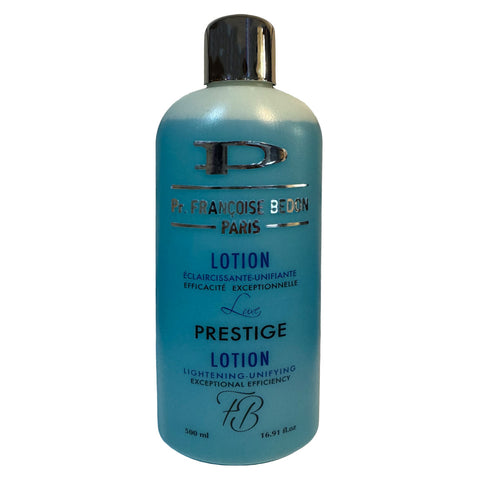 Pr Françoise Bedon – PRESTIGE UNIFYING BRIGHTENING LOTION  (Blue liquid lotion) 