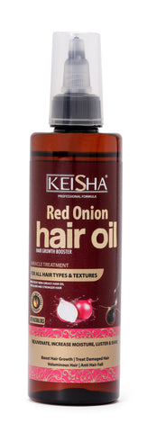KEISHA Professional Red Onion Hair Oil 150ml + Free Detangling Brush & Comb #65