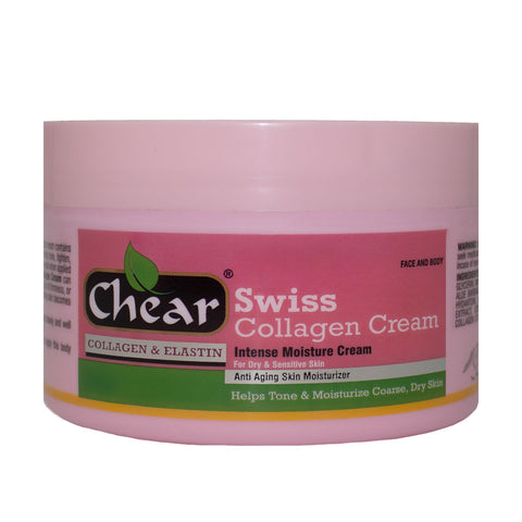 Chear Swiss Collagen & Elastin Intense Moisturising Cream for face & body