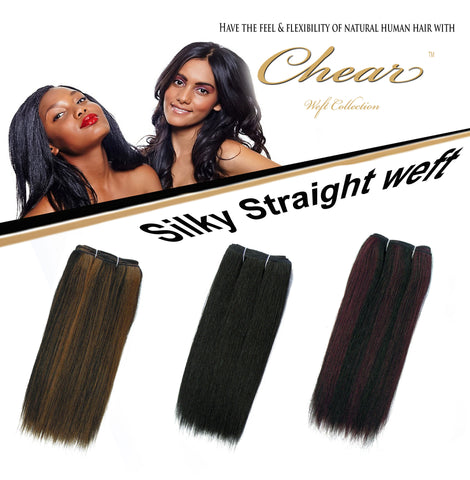 Chear Silky Straight  18" Blended Human Hair Weft - Elysee Star