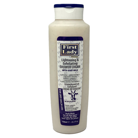 First Lady Lightening & Exfoliating Shower Cream With Goats Milk