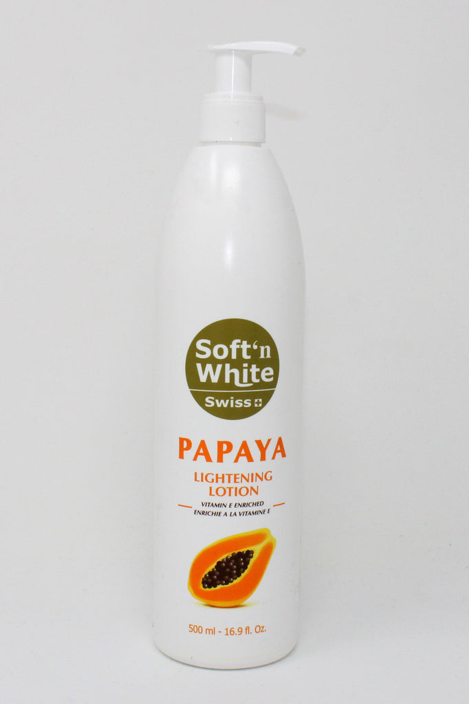 Soft N White Papaya Lightening Lotion Skin lightening, moisturising & hair treatments